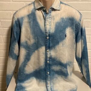 Polo Ralph Lauren Indigo Linen Shirt